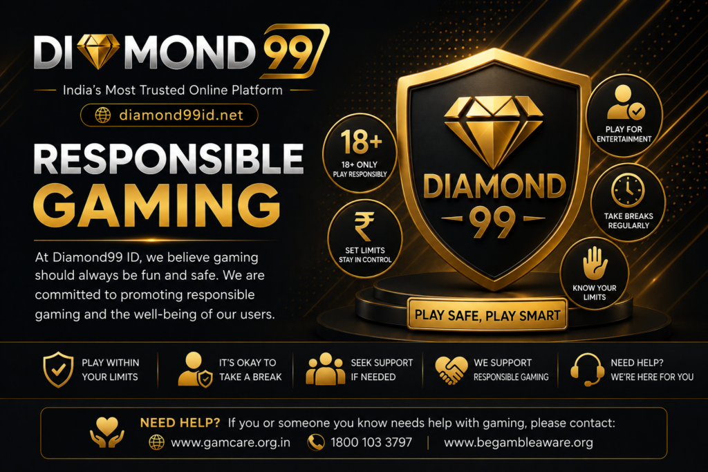 Respinsible gaming diamond99